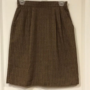Vintage EHL Tweed Style High Waist Skirt